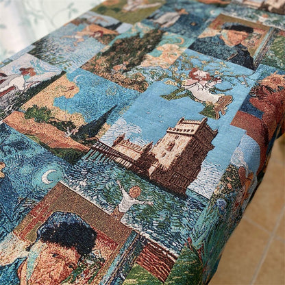 Birds and Leaves Decorative Table Runner