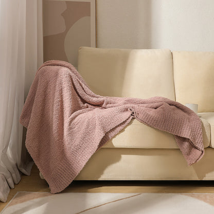 Unisex Textured Cozy Blanket