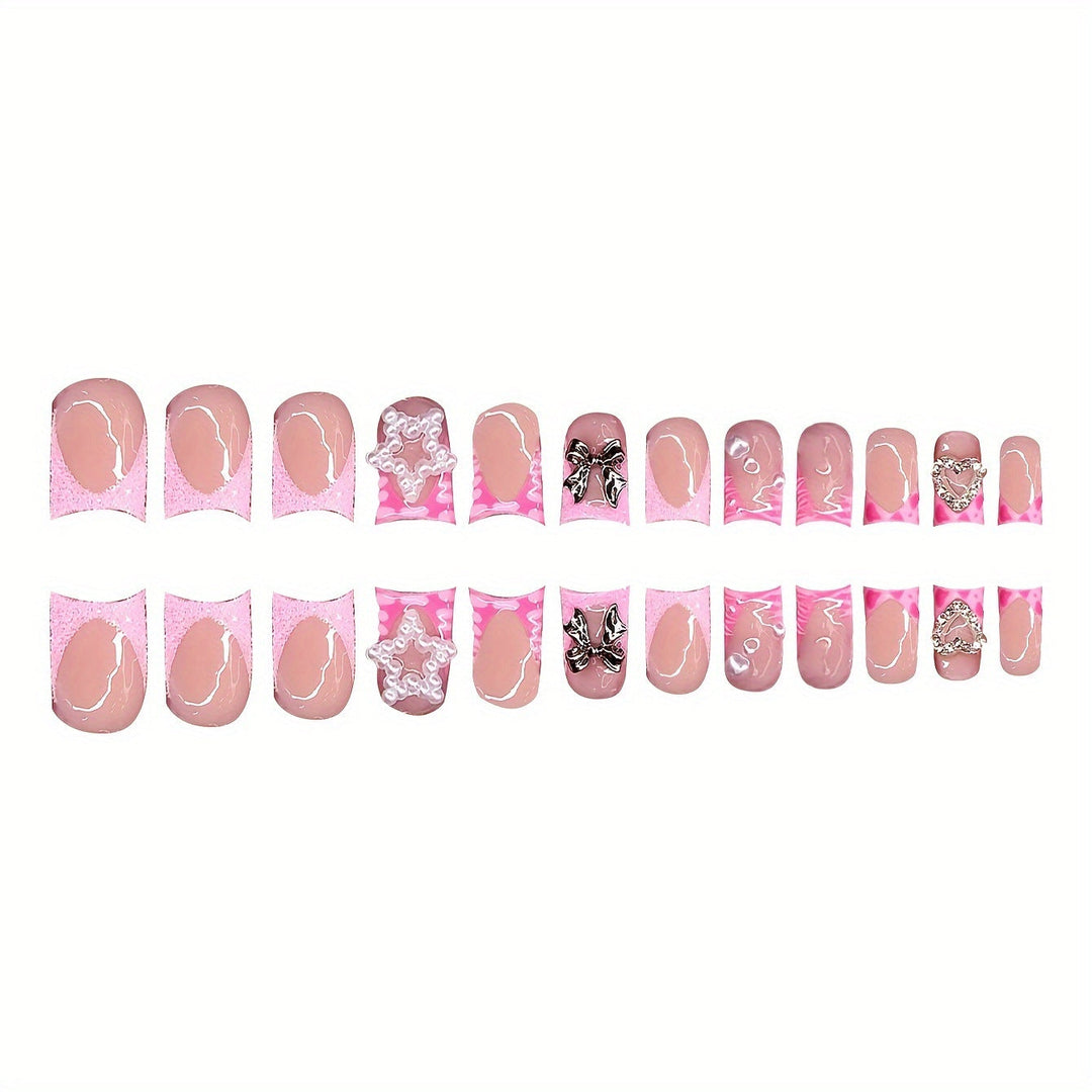 Decorative Press-On Nail Set Kalsten