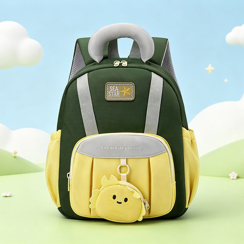Children's Playful Character Design School Backpack