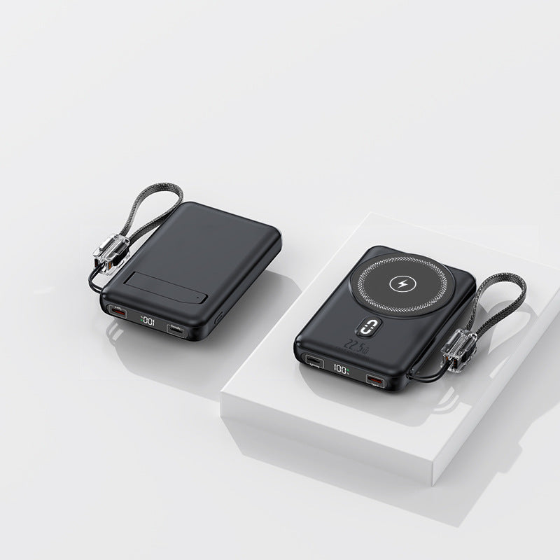 Portable power bank with inductive charging function and LED display Kalsten