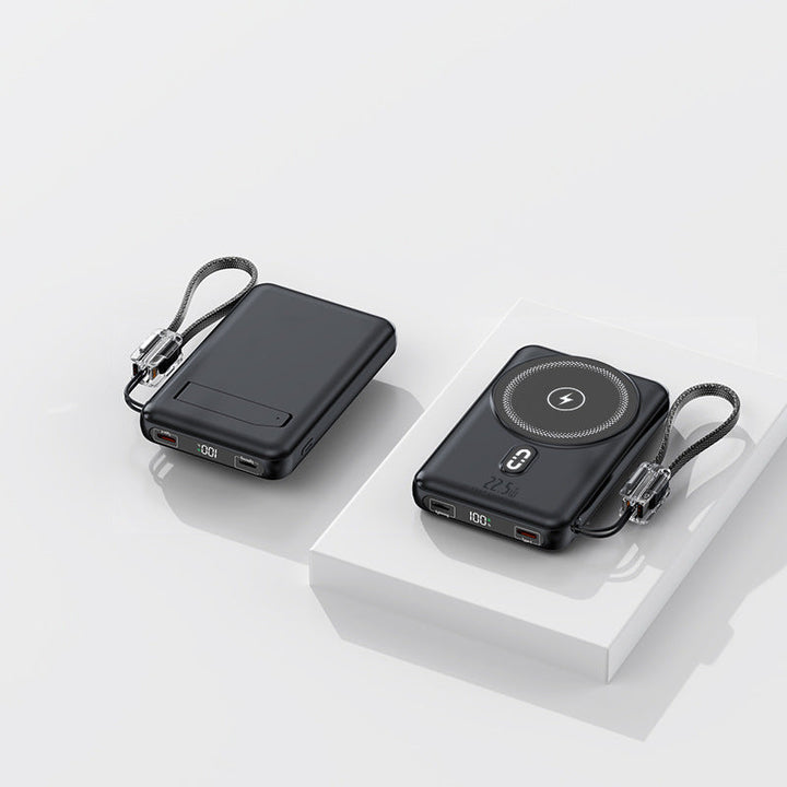 Portable power bank with inductive charging function and LED display Kalsten