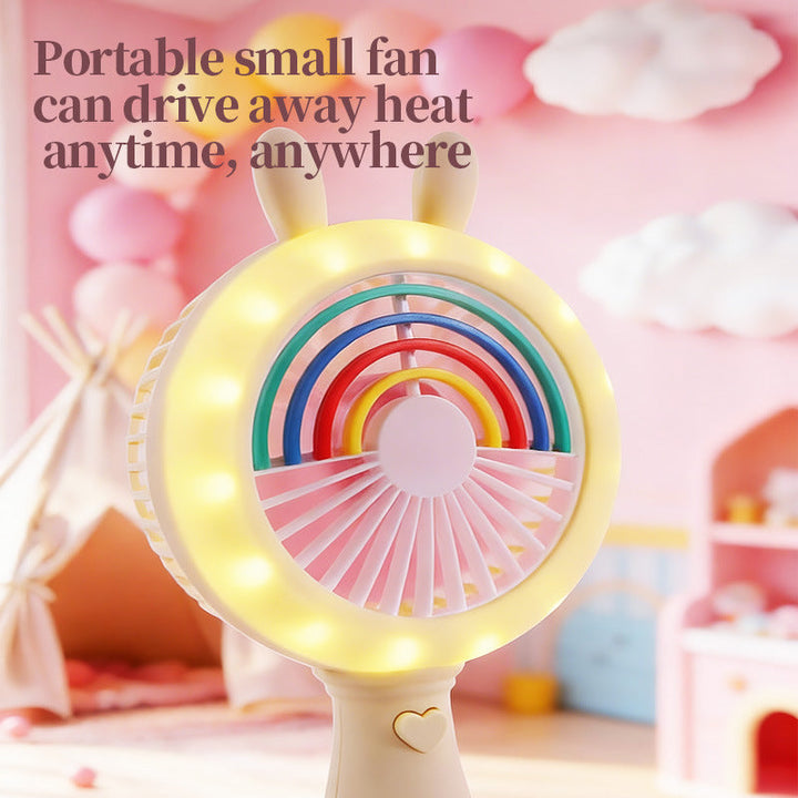 Unisex Portable Mini Fan in Cute Bunny Design Kalsten