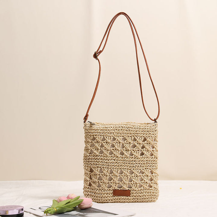 Hand-knotted shoulder bag in elegant design Kalsten