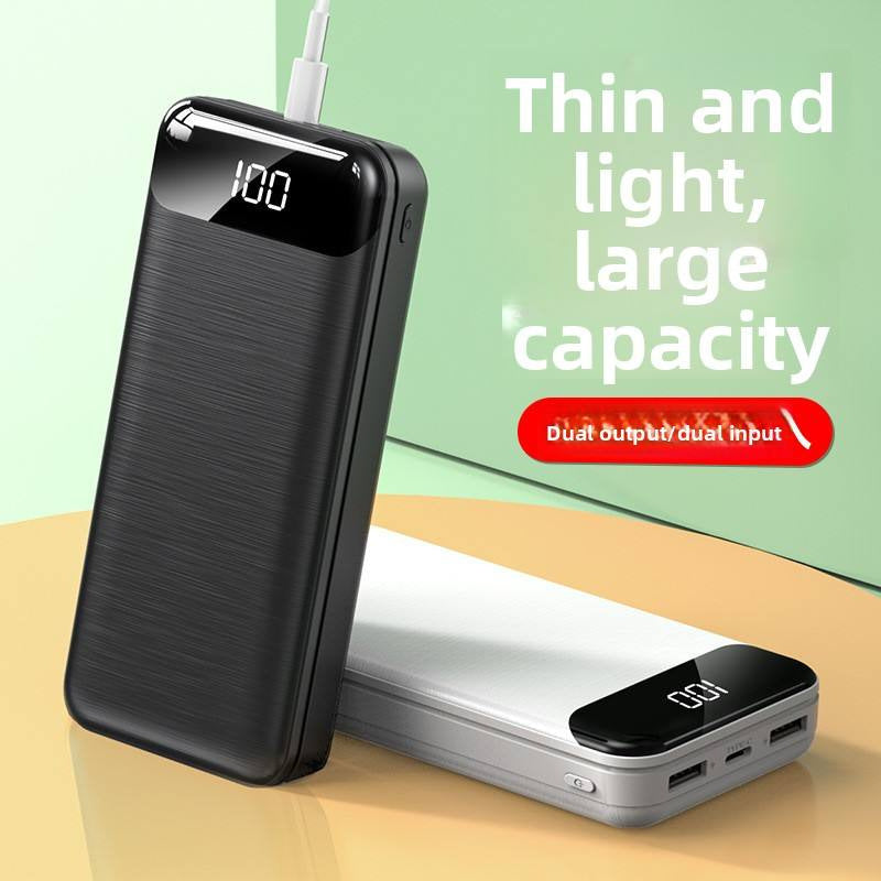 Ultra-Slim Power Bank with LCD Display and Fast Charging Function Kalsten