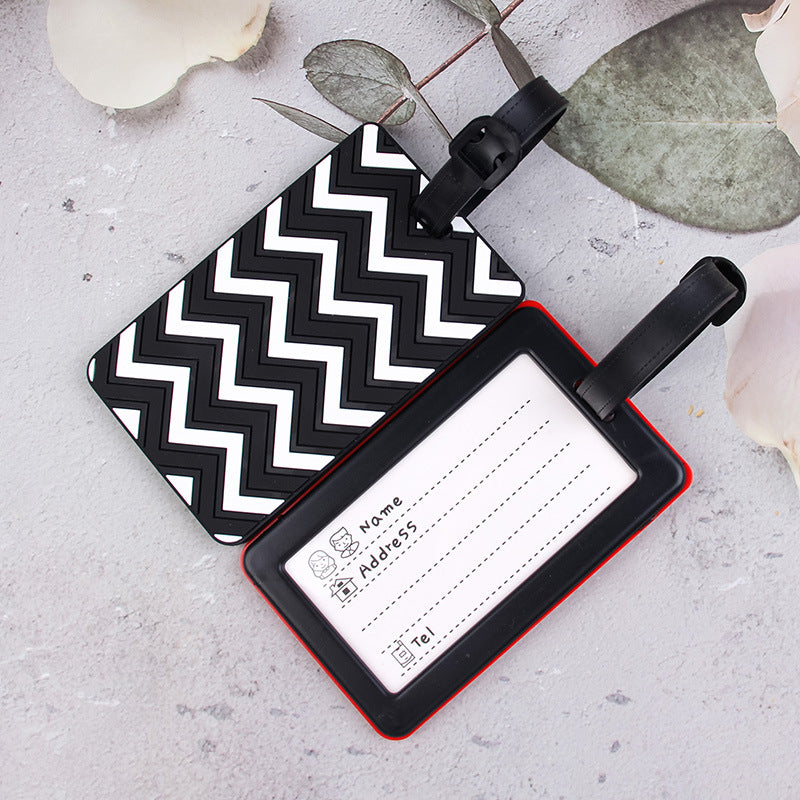 Stylish Chevron Pattern Luggage Tag Kalsten