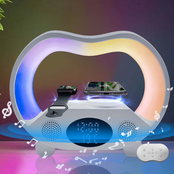 Six-in-one Smart Remote Control Bluetooth Ambience Light Multi-function Wireless Charger | Kalsten