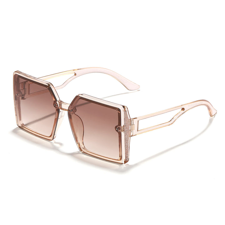 Women's sunglasses with unique square frame and sparkling accent Kalsten