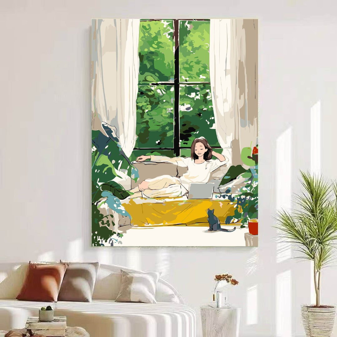 Cozy Lifestyle Canvas Art Kalsten