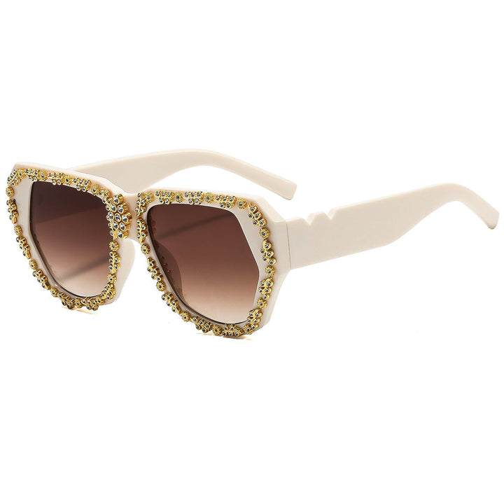 Women's fashionable sunglasses with opulent crystal frame Kalsten