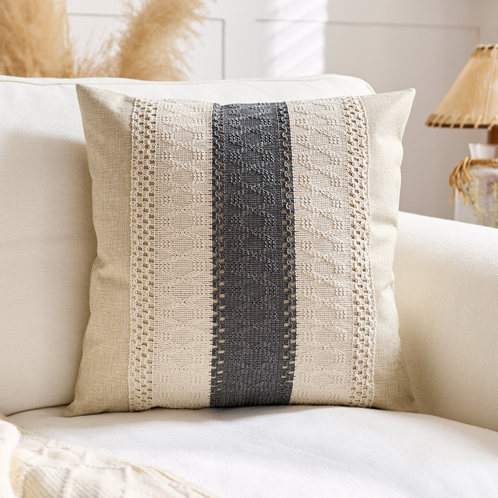 Decorative Textured Throw Pillow