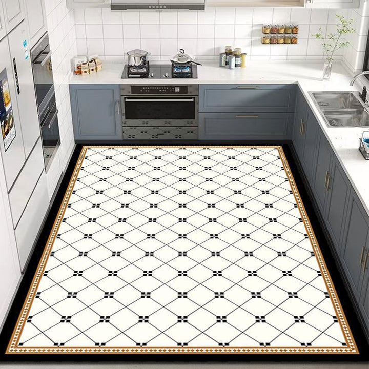 Geometric Pattern Kitchen Mat