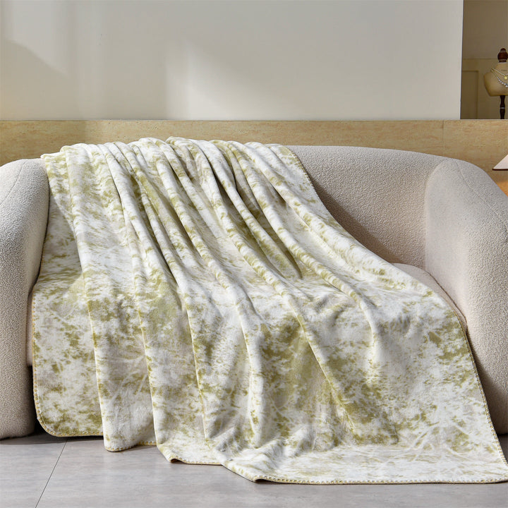 Luxury Leopard-Print Fleece Throw Blanket Kalsten