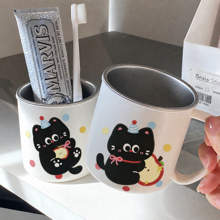 Ceramic mug with playful animal motif Kalsten