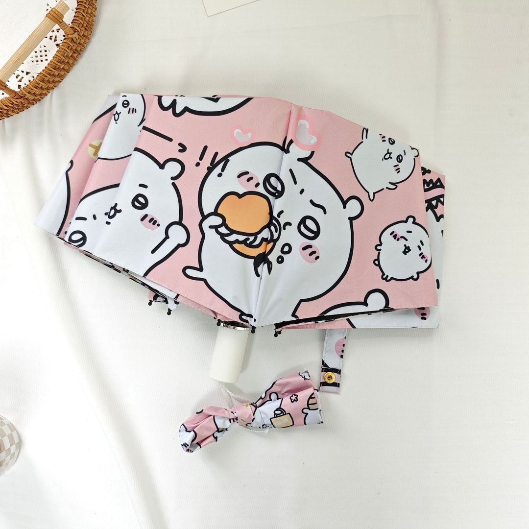 Women's Foldable Umbrella with Humorous Animal Design Kalsten