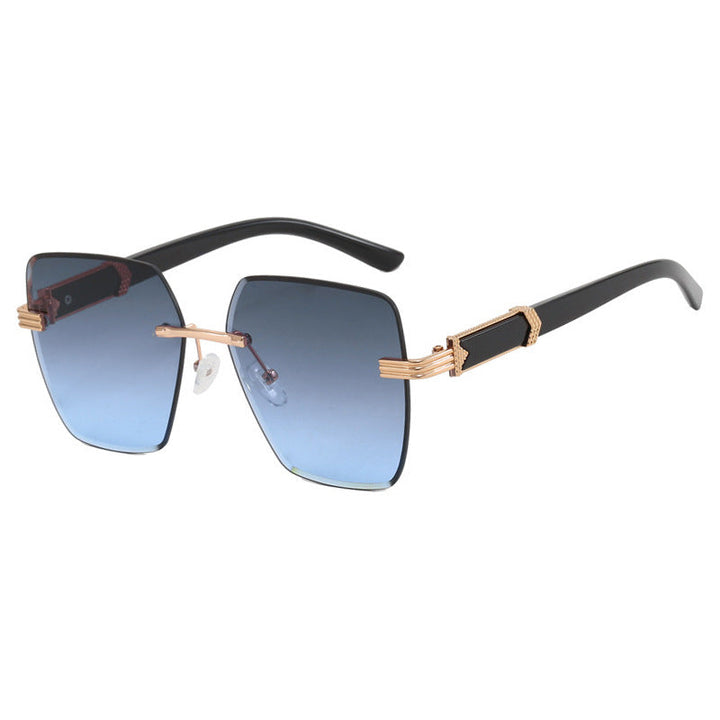 Women's trendy square sunglasses with glamorous accents and UV protection Kalsten