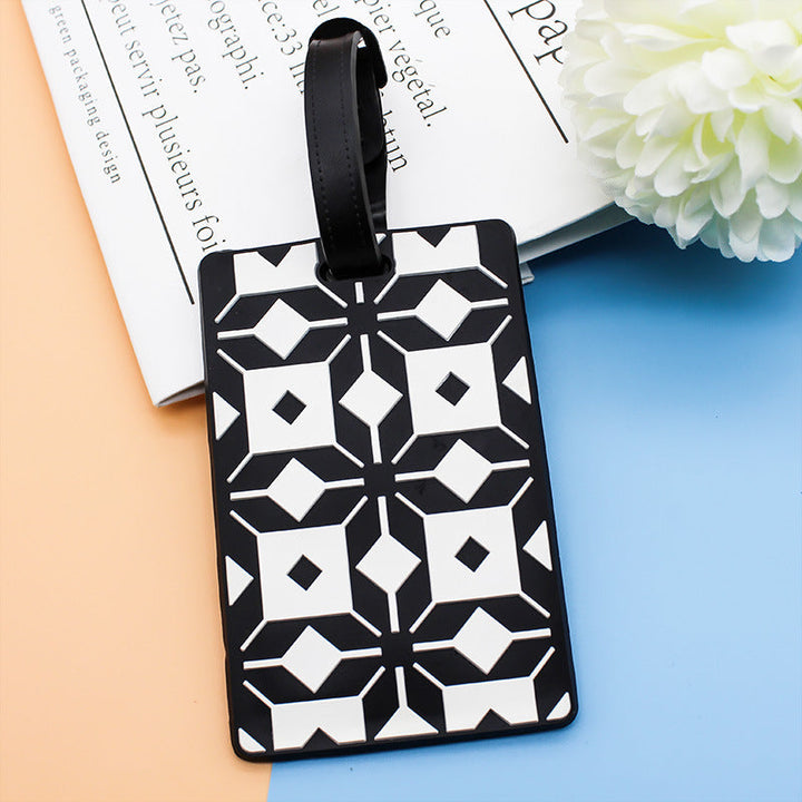 Unisex Geometric Pattern Luggage Tag Kalsten