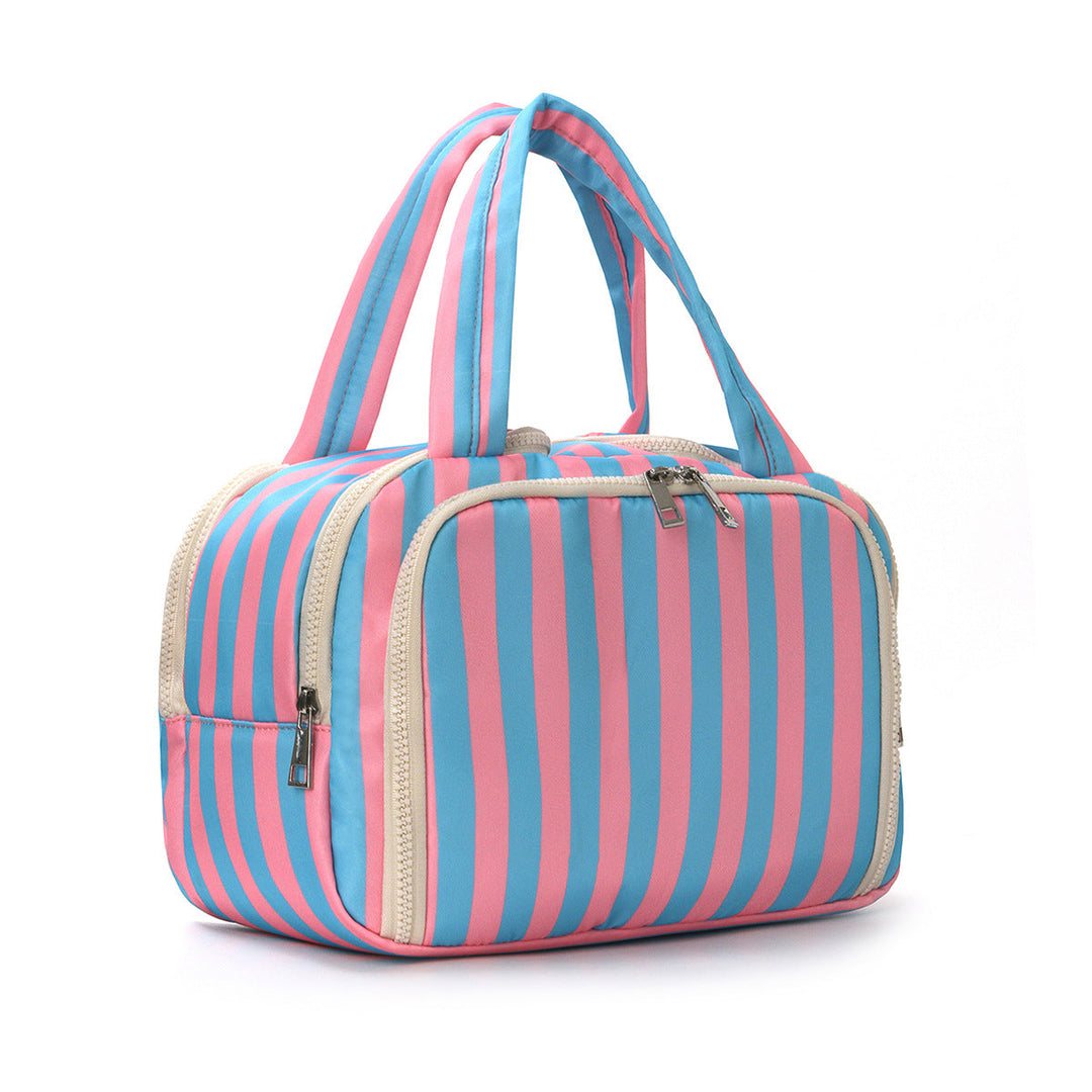Cosmetic bag with stylish striped pattern Kalsten
