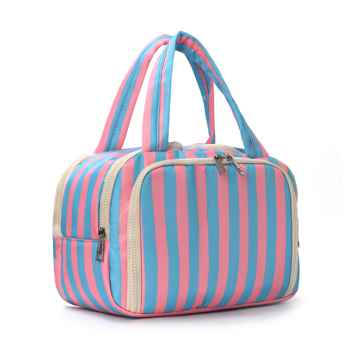 Cosmetic bag with stylish striped pattern Kalsten