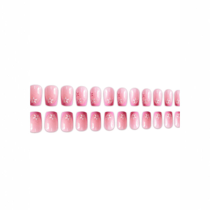 Floral Ombre Press-On Nails Kalsten