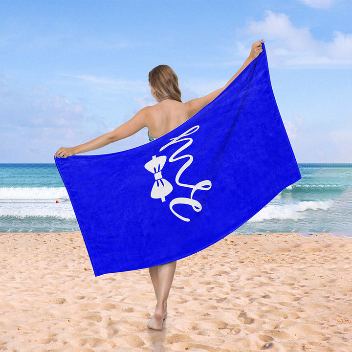 Beach towel with creative heart design Kalsten