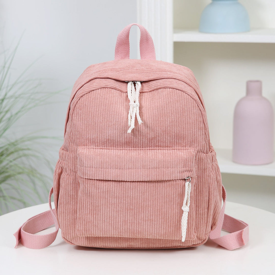 Corduroy Multi-Pocket Backpack Kalsten