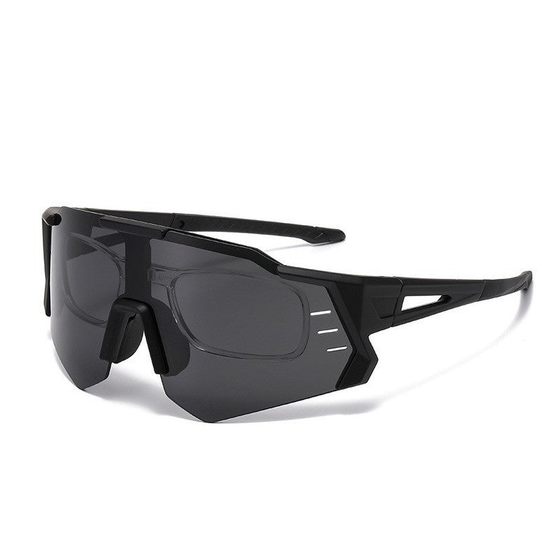Women's Sporty Racing Sunglasses with Adjustable Nose Pad and High-Quality UV Protection Kalsten