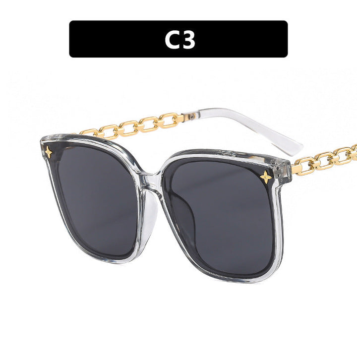 Women's Luxury Sunglasses with Fashionable Chain Frame Kalsten