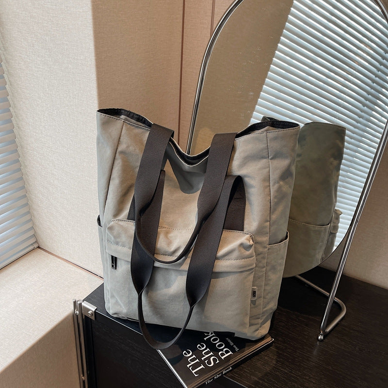 Practical Tote Bag With Multiple External Pockets Kalsten