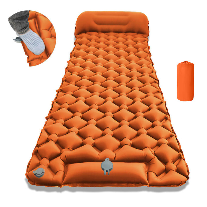 Air Mattress With Integrated Headrest And Comfortable Valve System Kalsten