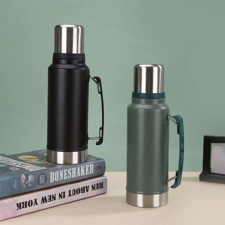 Unisex Insulated Stainless Steel Water Bottle with Carrying Handle Kalsten