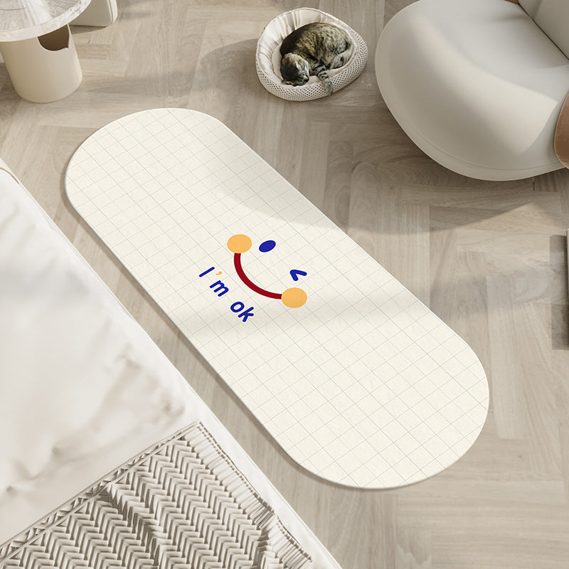 Cheerful Graphic Floor Mat