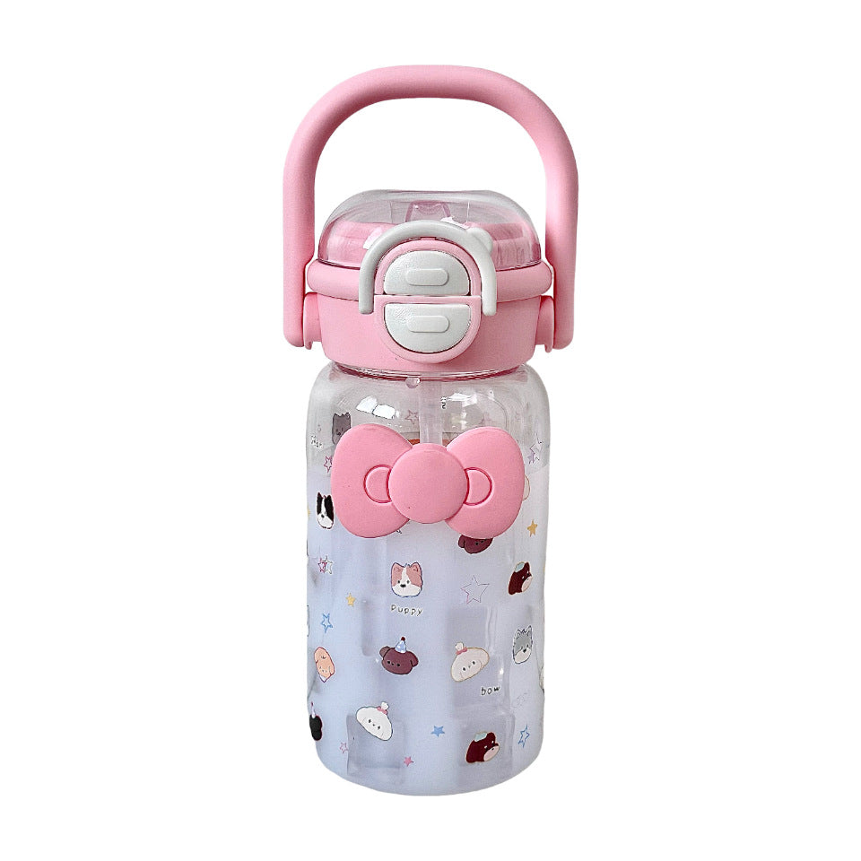 Women's child-friendly drinking bottle with cheerful design Kalsten