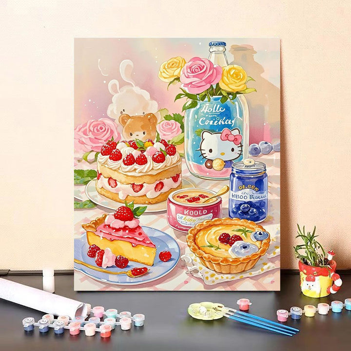 Gourmet Dessert-Themed Canvas Art Kalsten