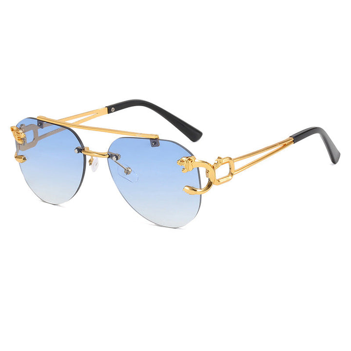 Women's unusual round sunglasses with decorative details Kalsten