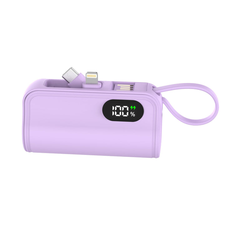 Portable power bank with multifunctional charging cable and digital display Kalsten