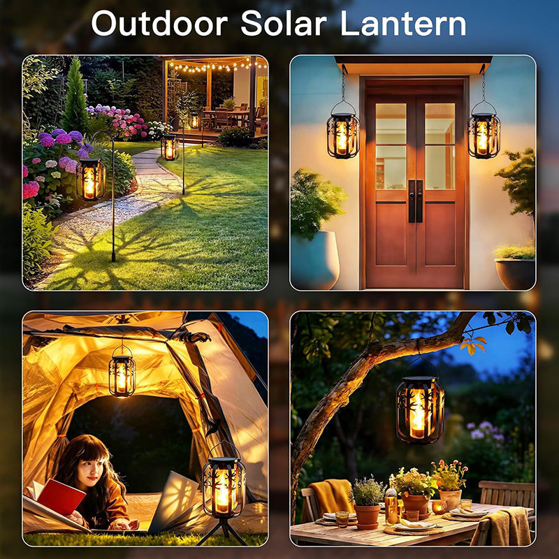 Unisex Solar Lantern with Flickering Fire Effect Kalsten