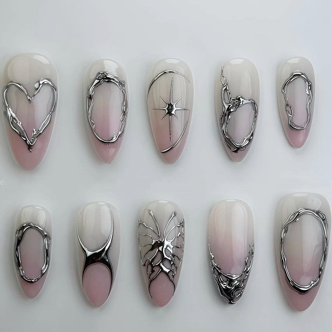 Chic Sculpted Press-On Nail Set Kalsten