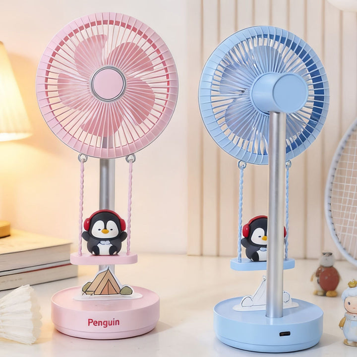 Ladies Creative Table Fan with Integrated Animal Motif Kalsten