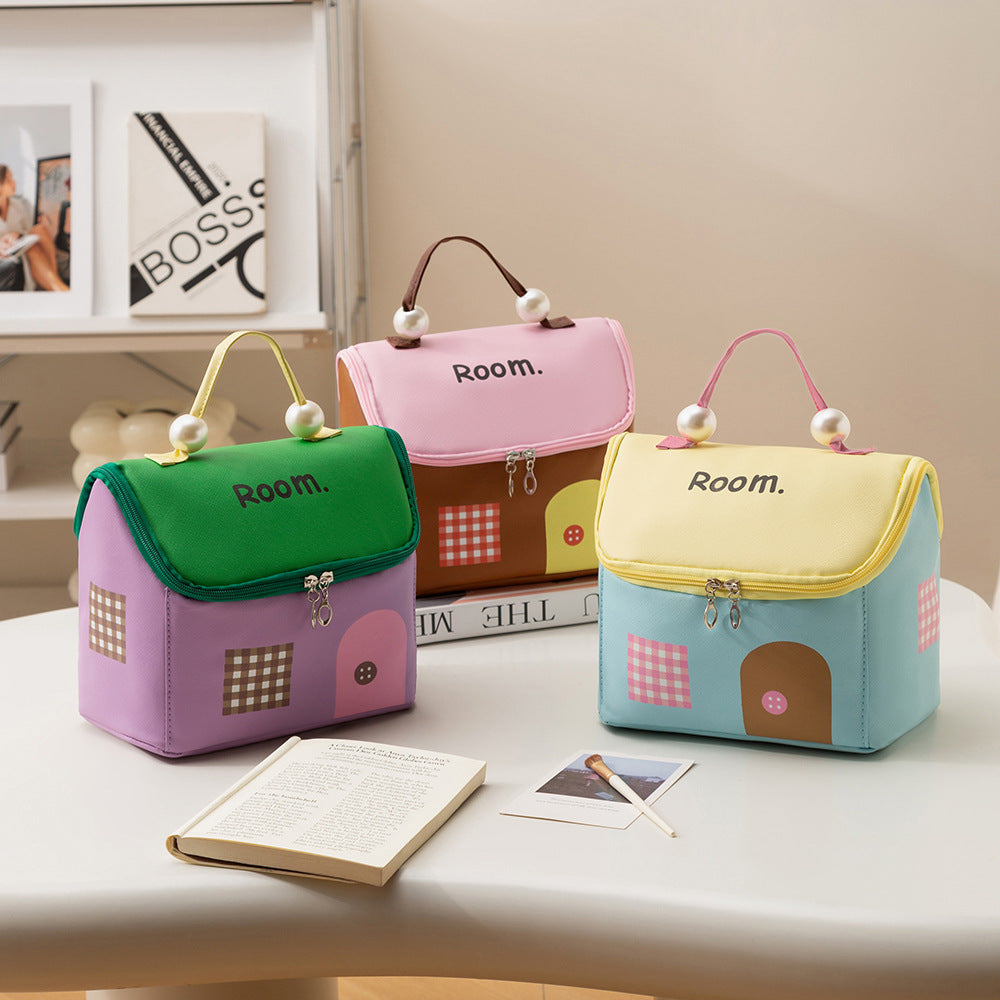 Kids Playful House-Shaped Lunch Tote Kalsten