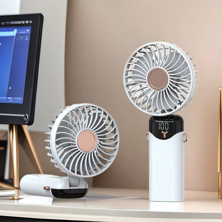 Portable battery fan with digital display Kalsten
