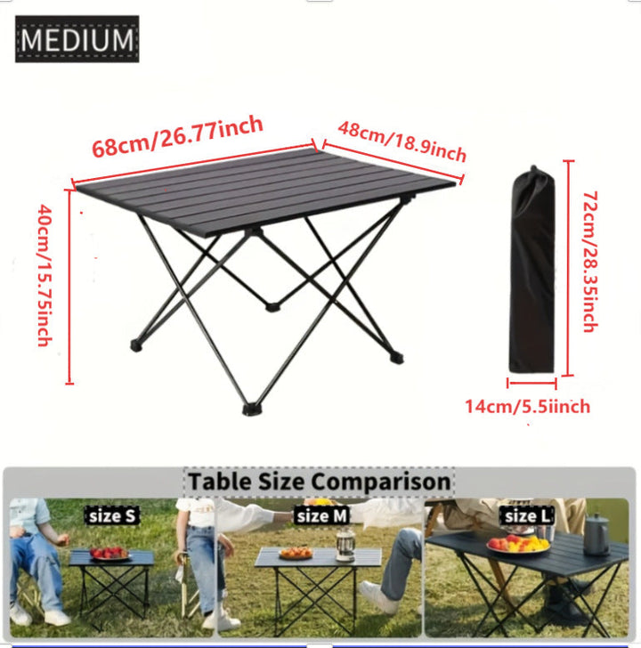 Ladies Lightweight Camping Folding Table Kalsten