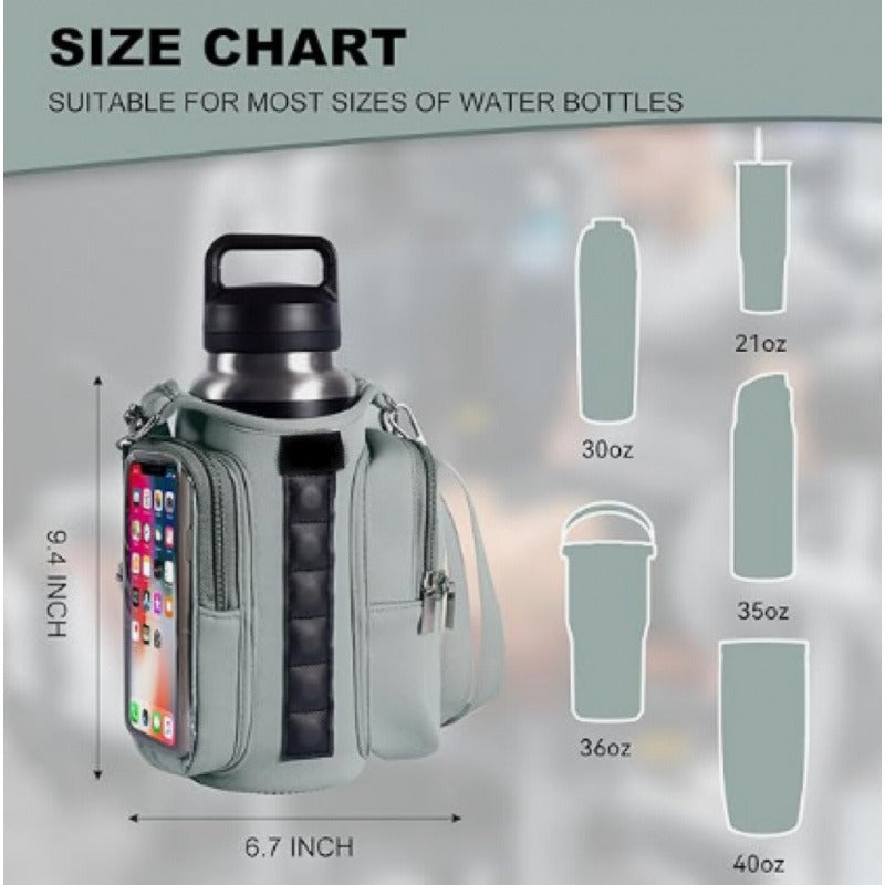 Women's multifunctional sports bag with integrated phone pocket Kalsten
