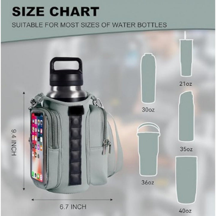 Women's multifunctional sports bag with integrated phone pocket Kalsten