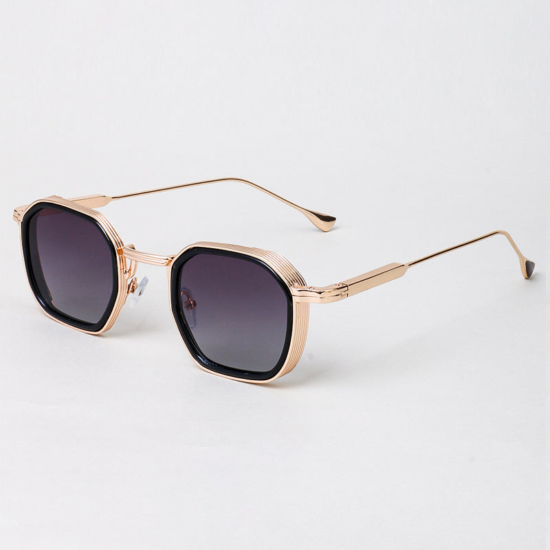 Ladies stylish sunglasses in modern octagonal design with high-quality polarized lenses Kalsten