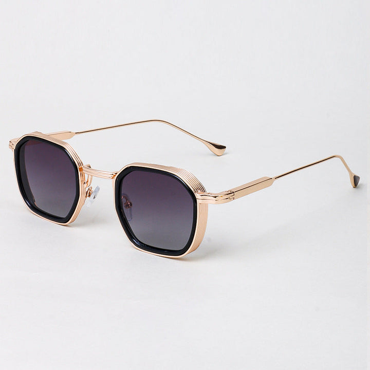 Ladies stylish sunglasses in modern octagonal design with high-quality polarized lenses Kalsten