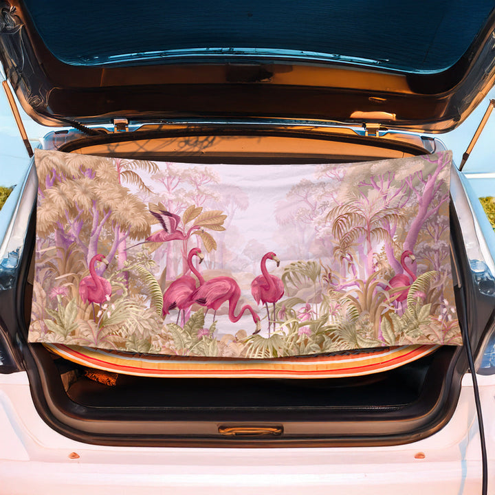 Trunk mat with creative flamingo design Kalsten