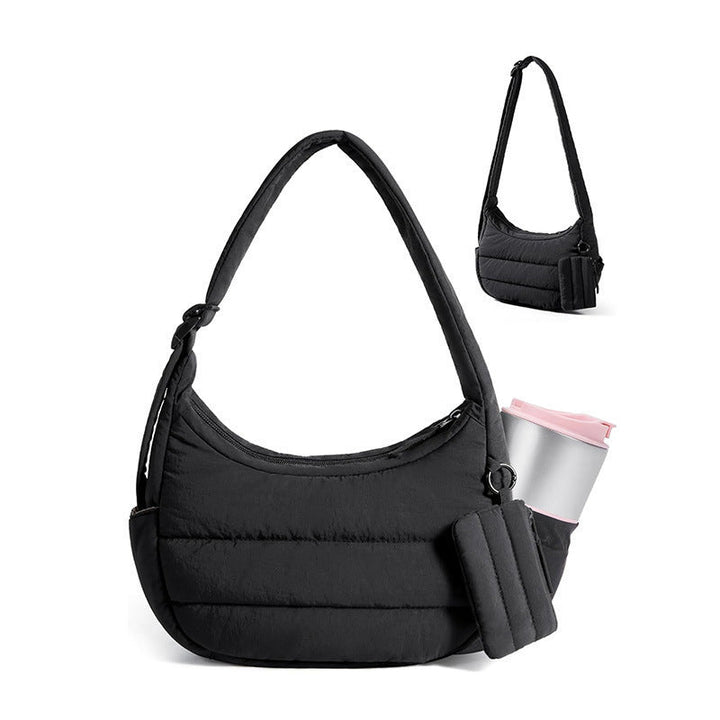 Multifunctional shoulder bag with side bottle holder Kalsten