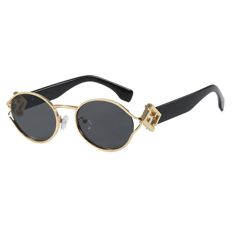Ladies fashionable sunglasses with elegant metal frame and UV protection Kalsten