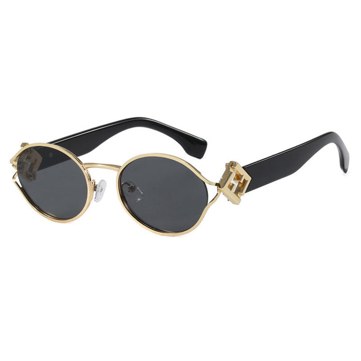 Ladies fashionable sunglasses with elegant metal frame and UV protection Kalsten